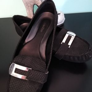 Calvin Klein Black Flats for Women